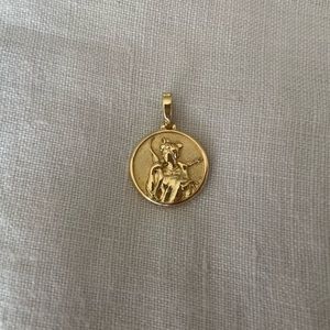 Awe Inspired 14K Yellow Gold Vermeil Mini Artemis Pendant